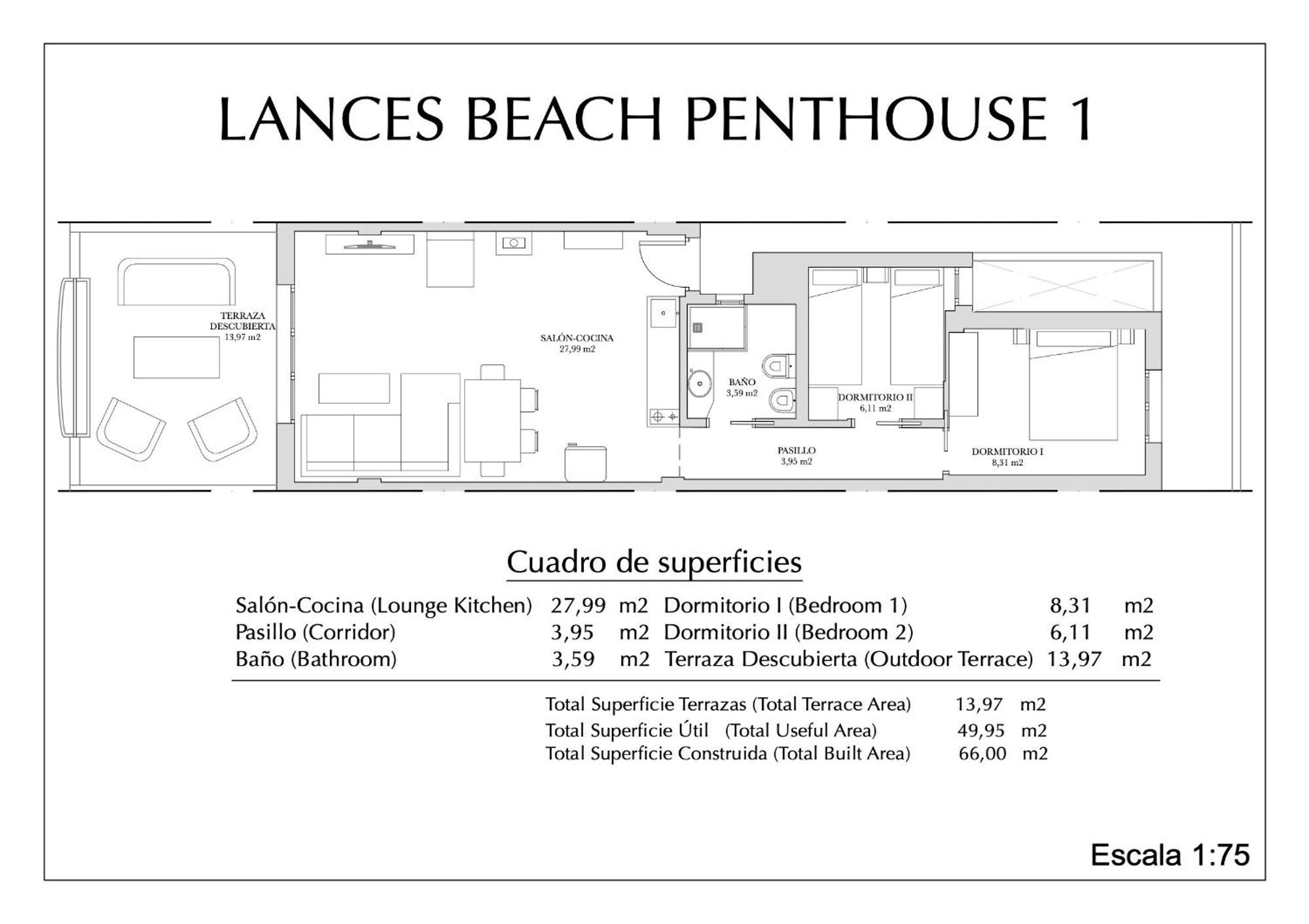 Lances Beach Penthouses Tarifa Exterior photo